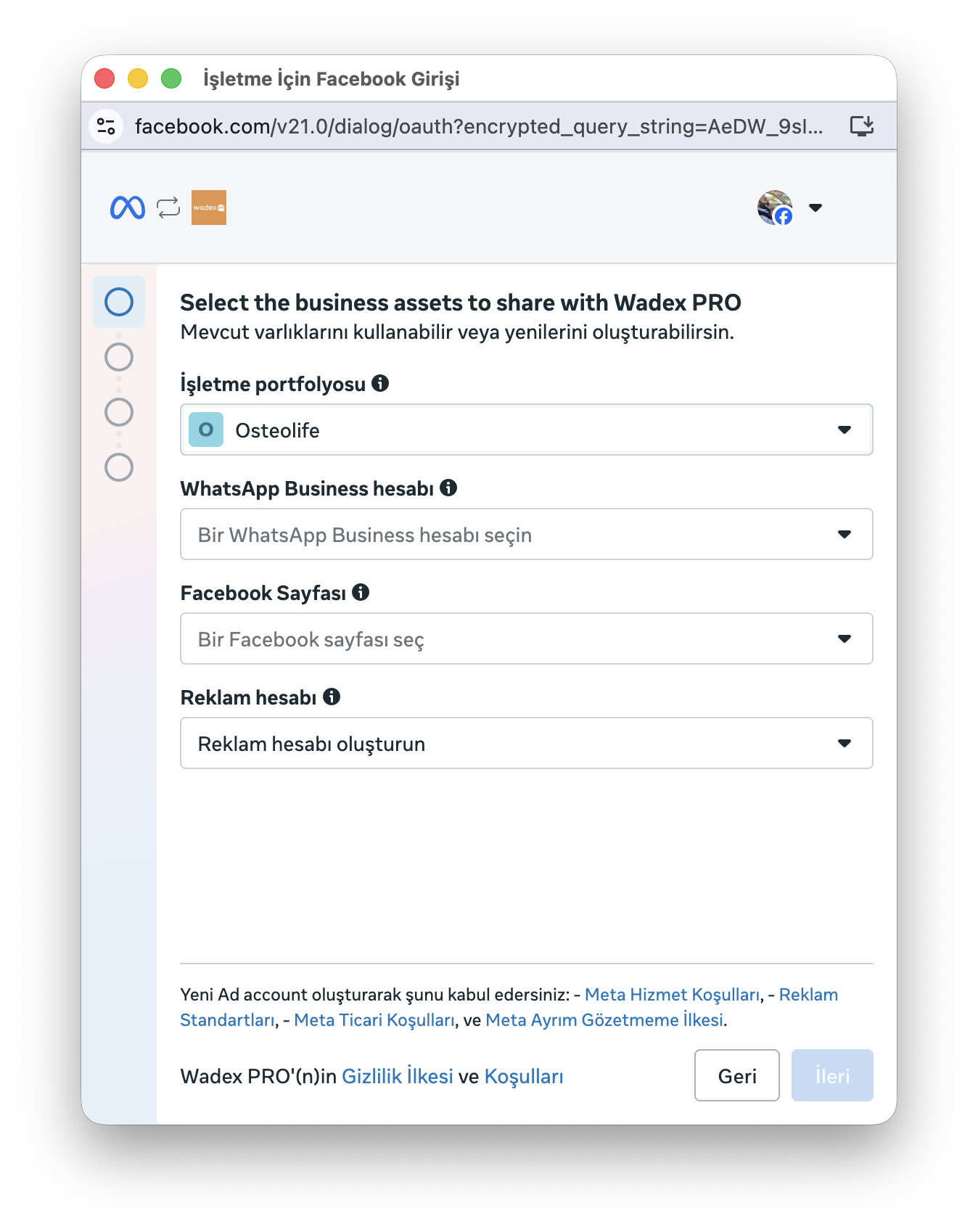 İş varlıklarını seç